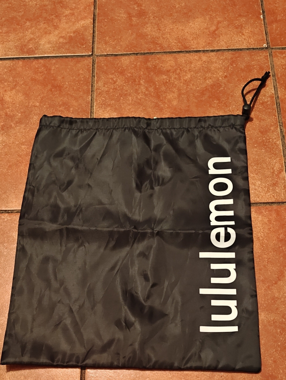 lululemon athletica Black Drawstring Shoe/Accessory Bag